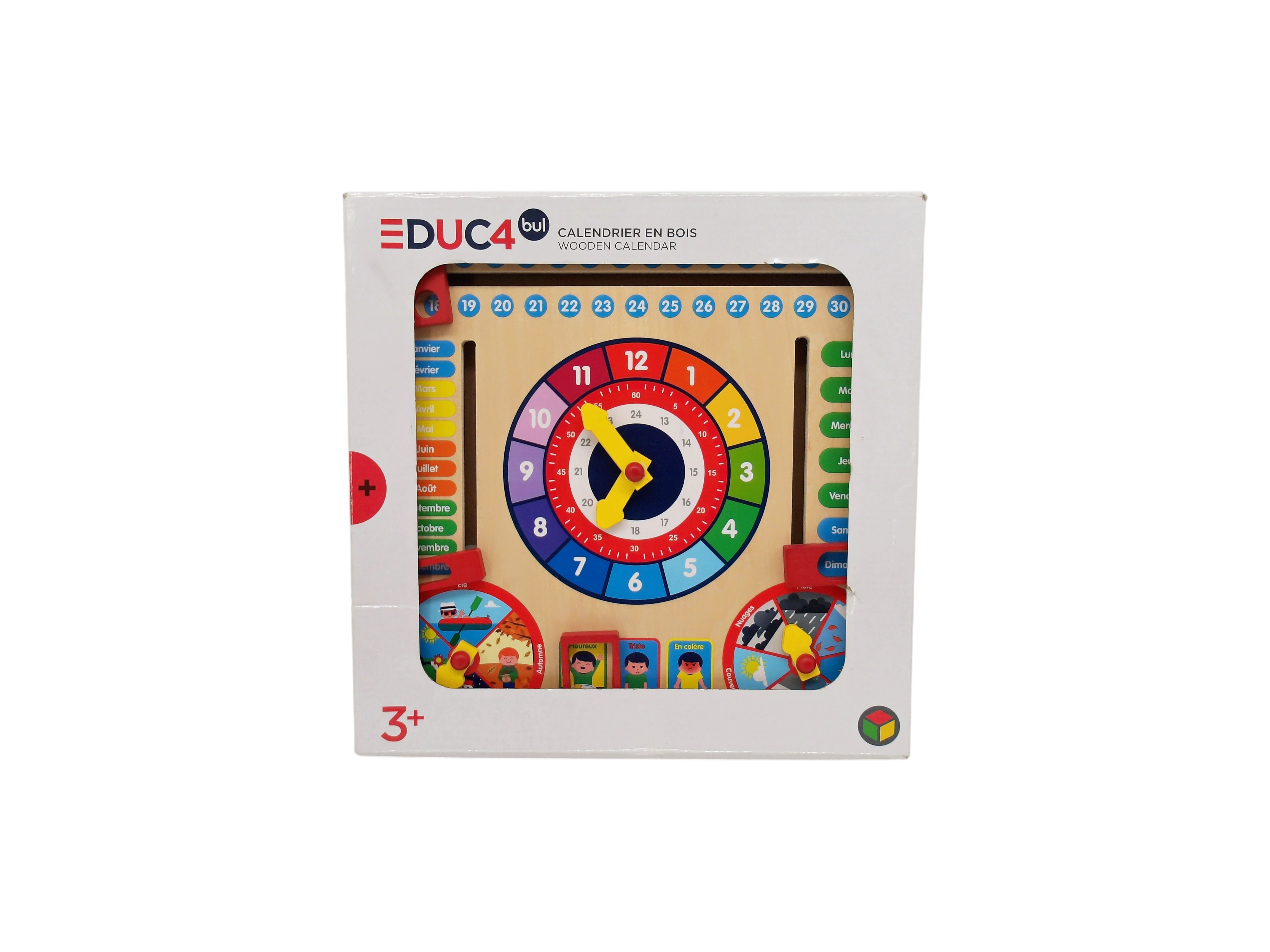 Voir photo 2 de Educabul - Calendrier en bois Educabul - Calendrier en bois Très bon état - Vue 2 -